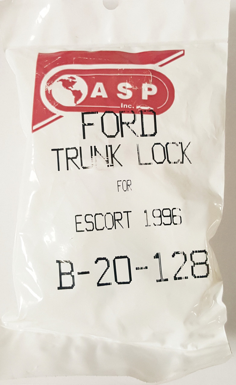 ASP Ford Escort Rear Trunk Lock B-20-128 1996