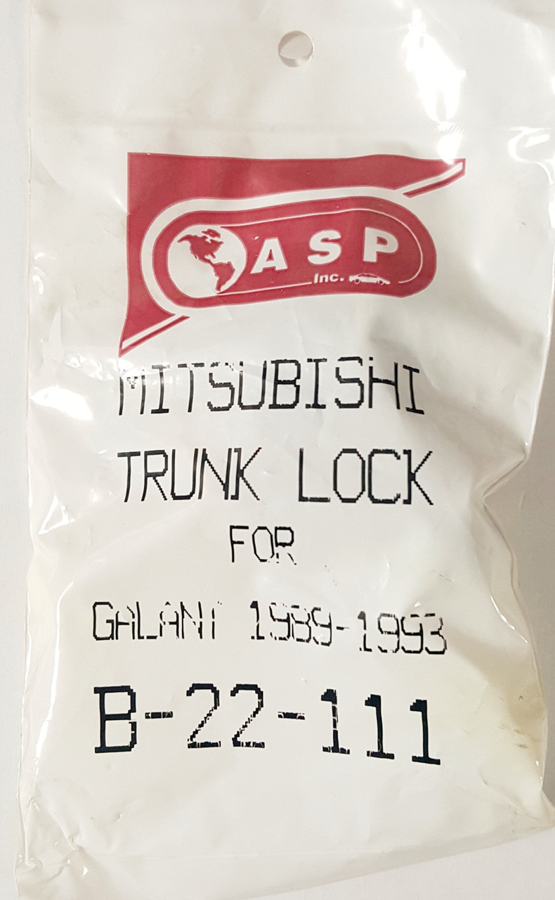 ASP Mitsubishi Galant 1989-1993 Rear Trunk Lock B-22-111