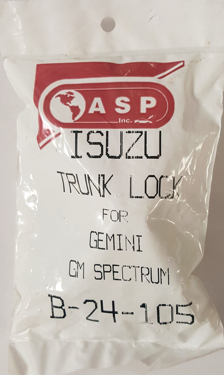 ASP Isuzu Gemini GM Spectrum Rear Gate Lock B-24-105