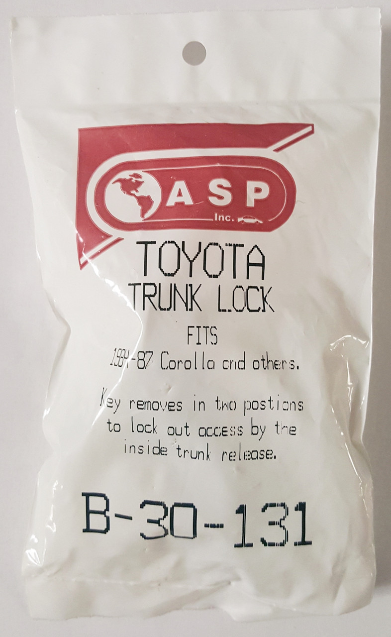 ASP Toyota Corolla 1984-1987 Rear Trunk Lock B-30-131