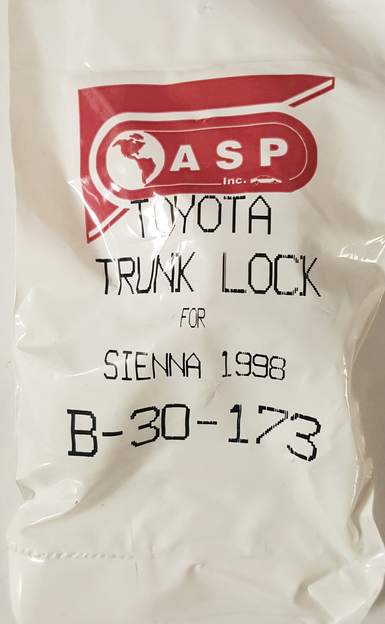 ASP Toyota Sienna 1998 Rear Trunk Lock B-30-173