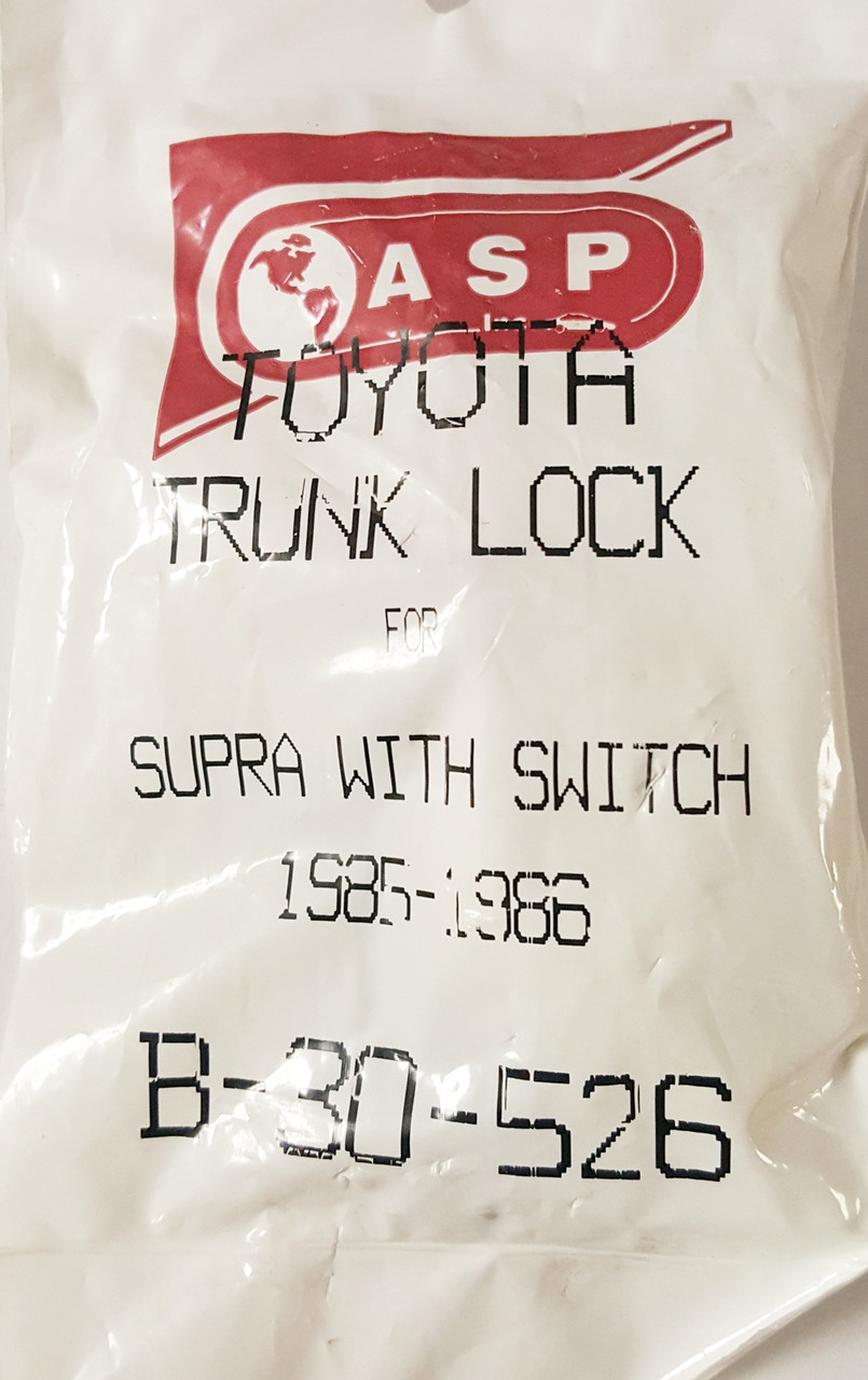 ASP Toyota Supra Trunk Lock 1985-1986 B-30-526