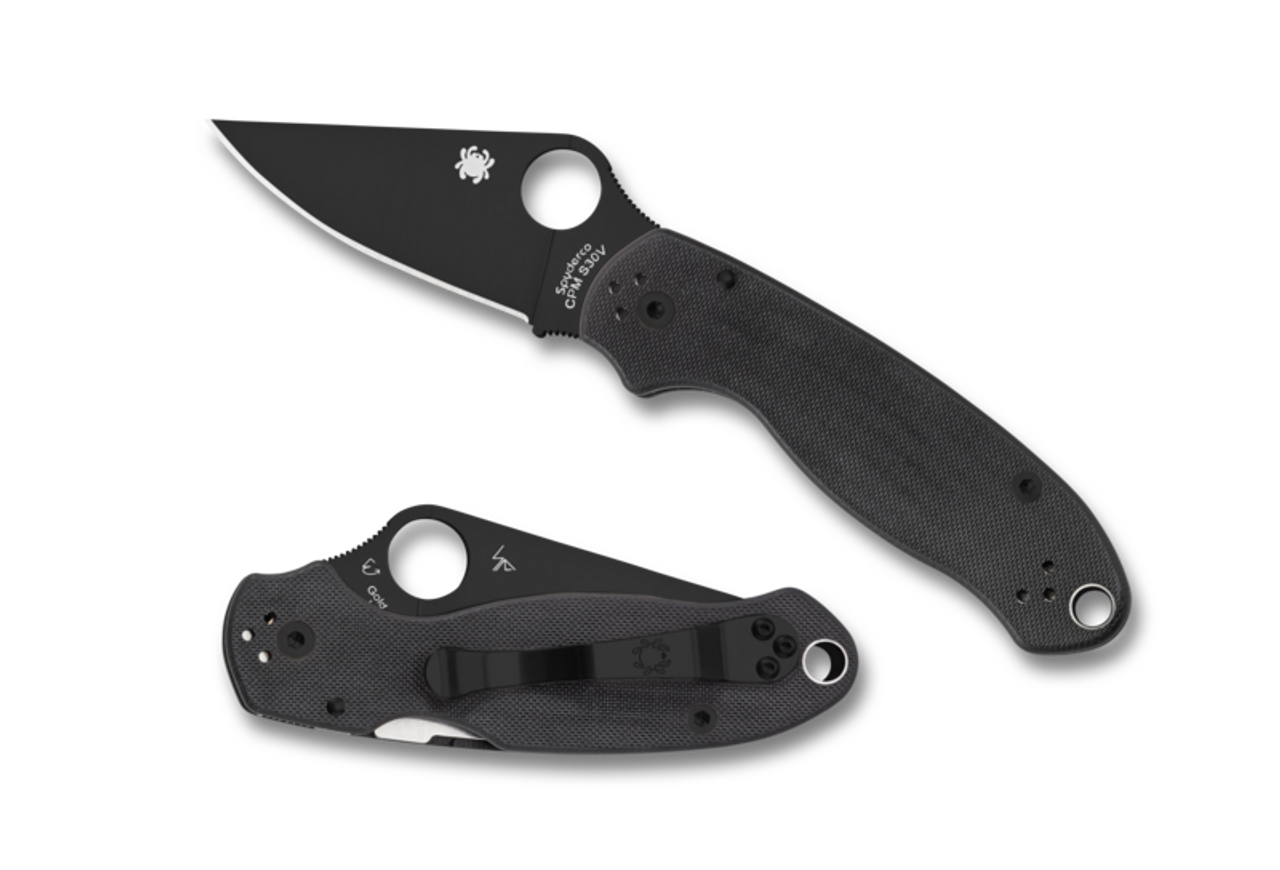 Spyderco Para 3 Black G10 Black S30V Blade C223GPBK