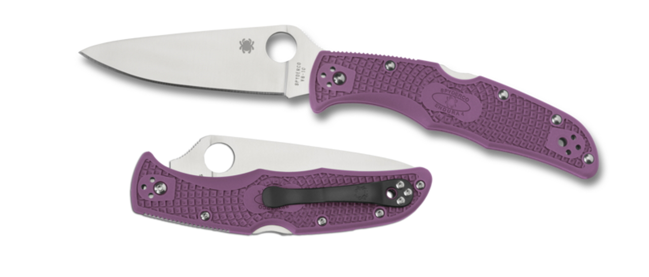 C10FPPR Endura Flat Ground VG10 and Purple FRN (SPYC10FPPR)