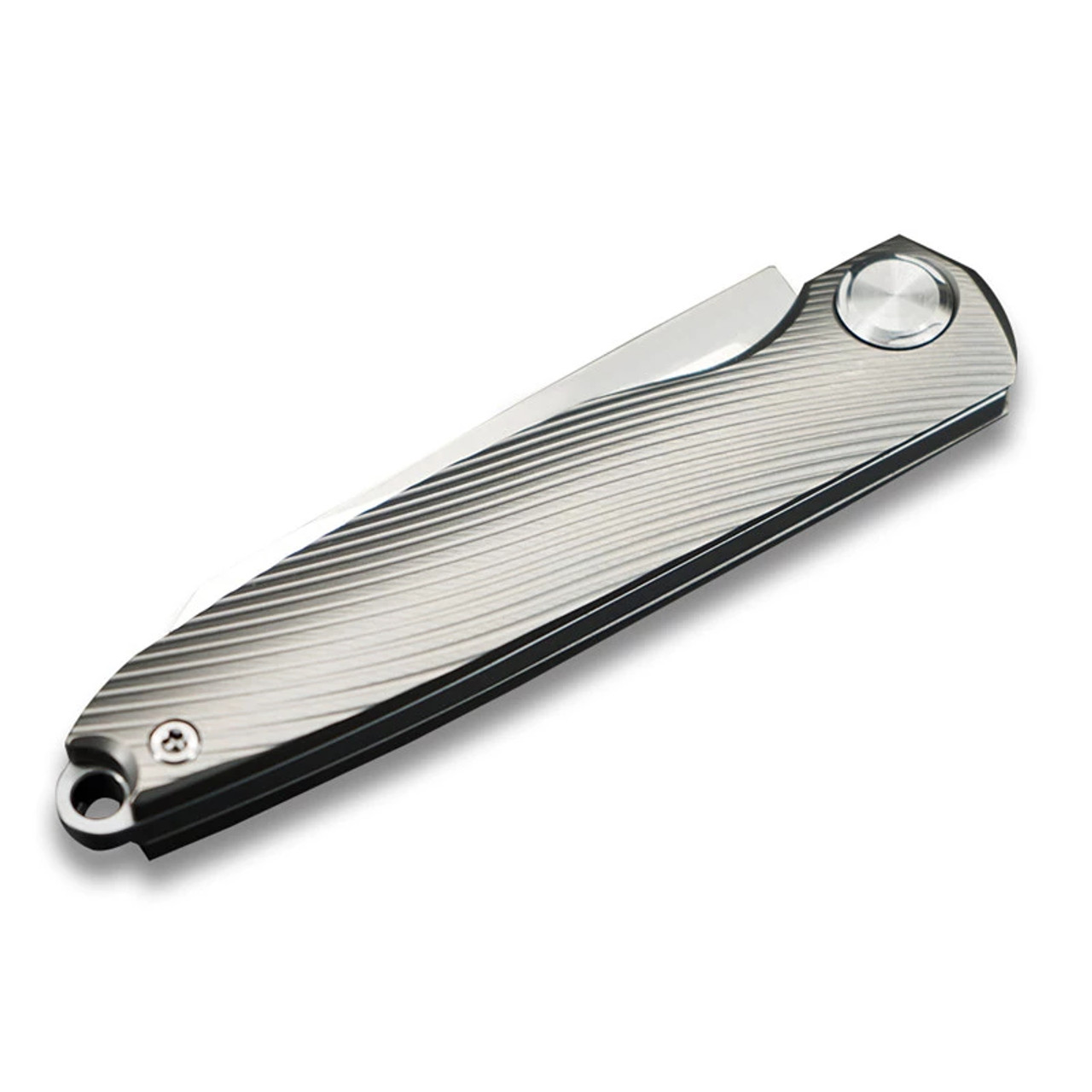 TwoSun TS90 M390 Titanium Non-Locking Slipjoint Folder 