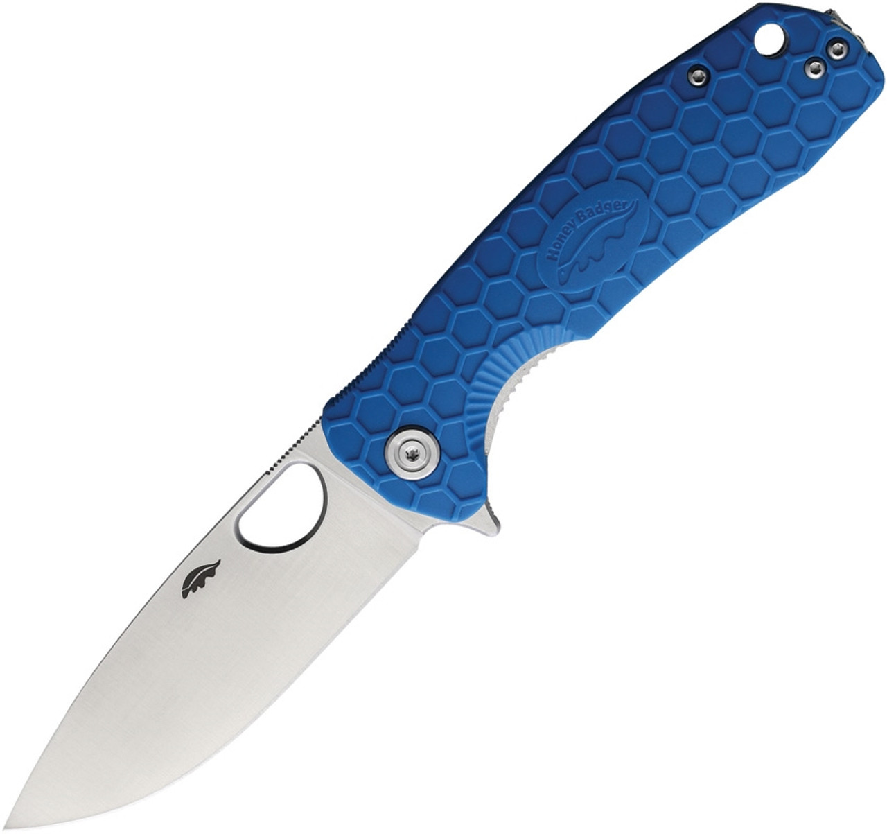Honey Badger Flipper Knife D2 Large Blue HB1020