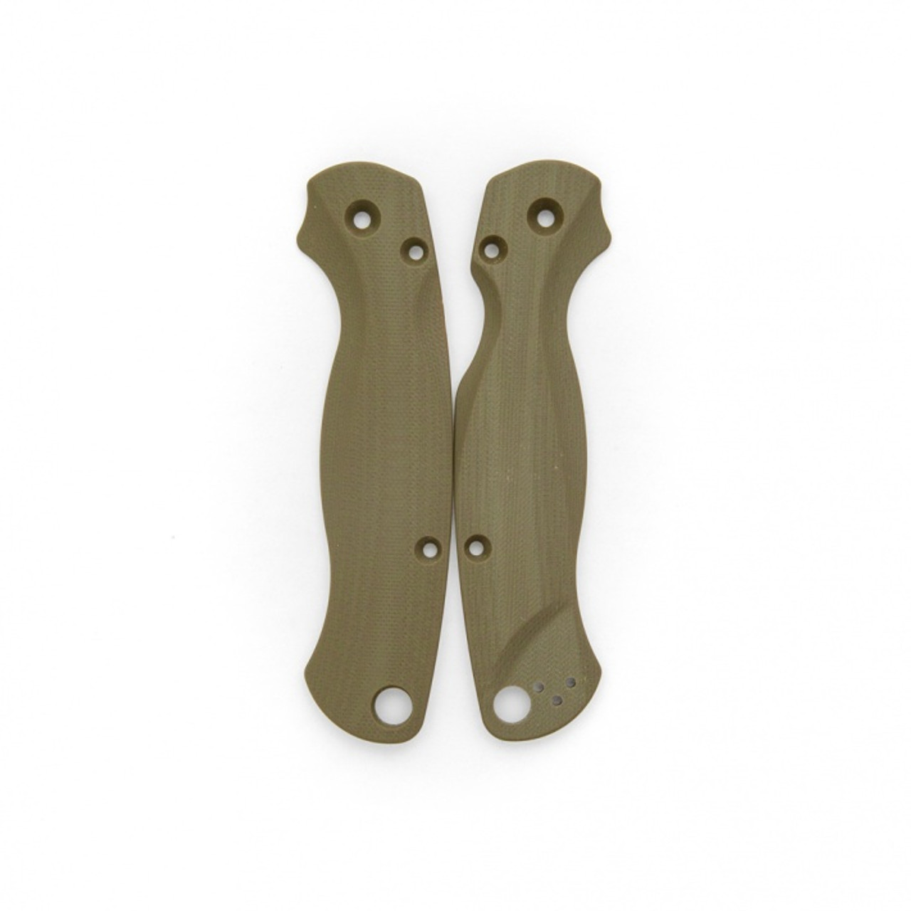Flytanium Lotus Olive Green G10 Scales for Spyderco PM2