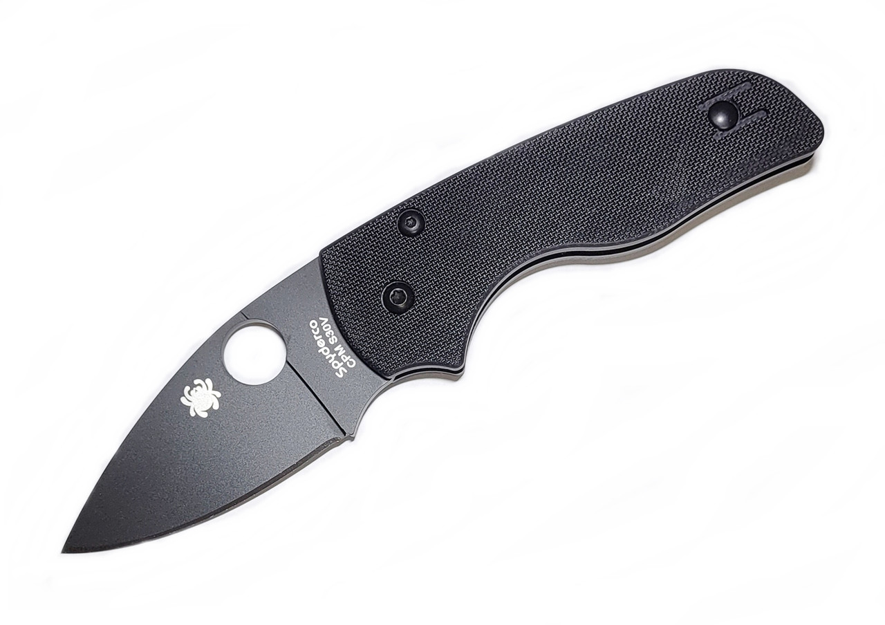 Spyderco Lil' Native Compression Lock Knife Black G-10 C230GPBBK