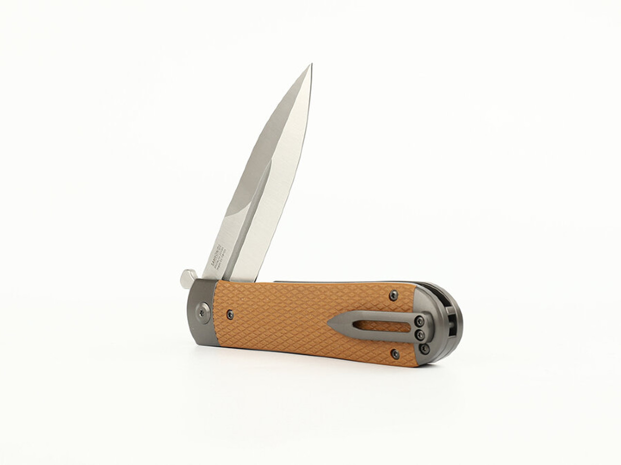 Ganzo Samson Linerlock Brown D2 Adimanti