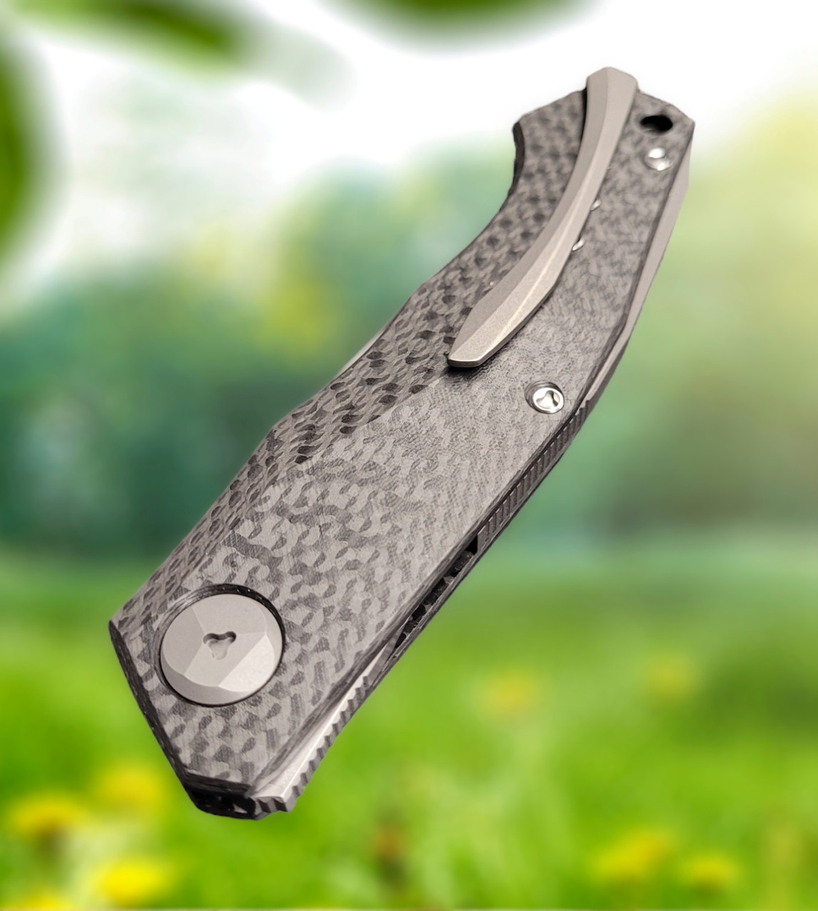 Green Thorn Pero VG10 Blade Carbon Fiber Flipper