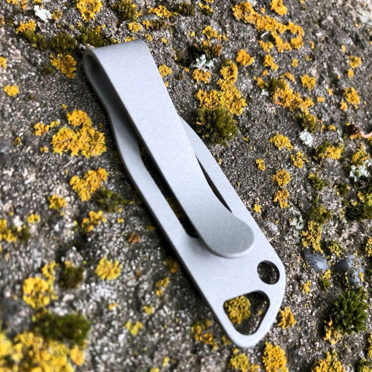 LynchNW Titanium Key Hanger, Deep Carry-OD Sand Washed Finish 