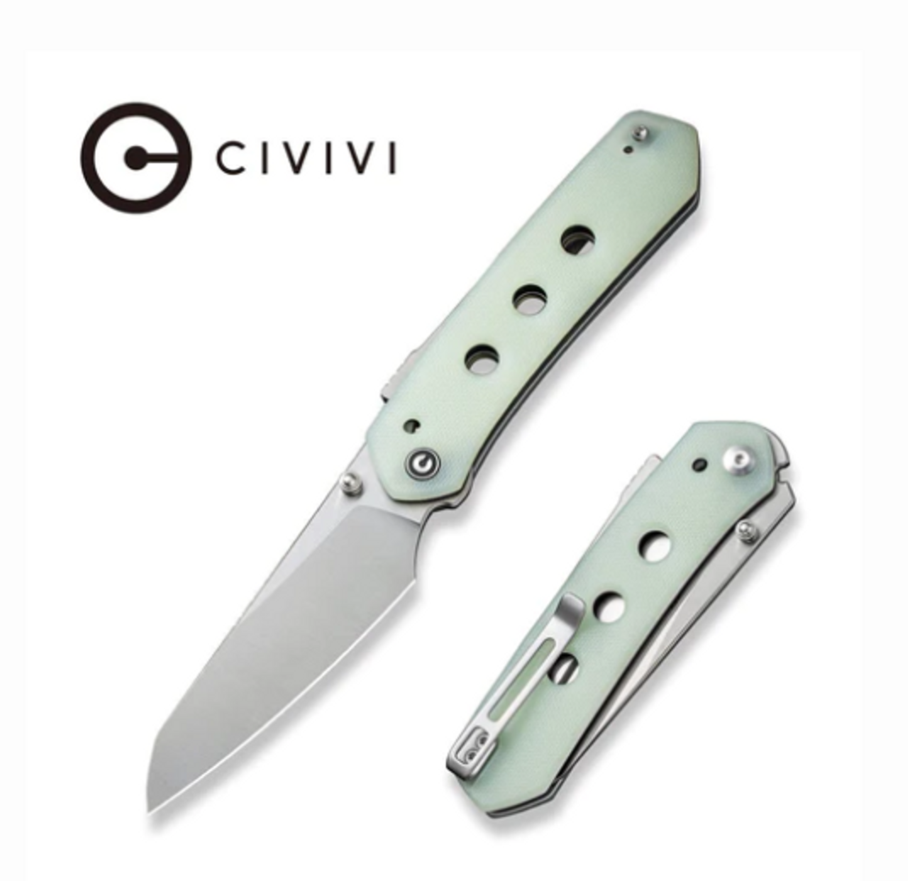 CIVIVI Vision FG Superlock Knife Natural G10 (3.5" Black) C22036-2