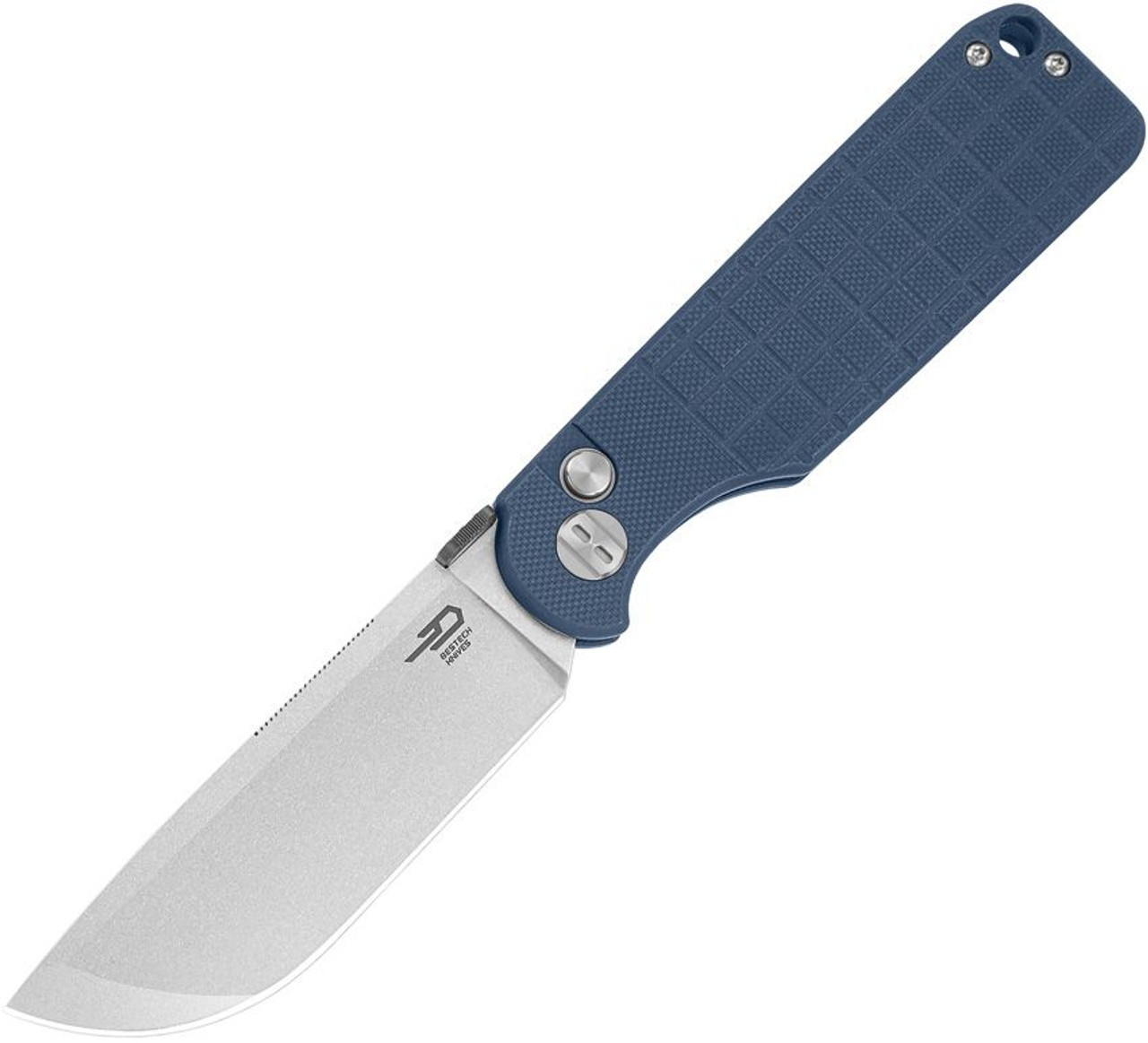 Bestech Knives GLOK Button Lock G-10 (3.5" Stonewash 14C28N) BG55B