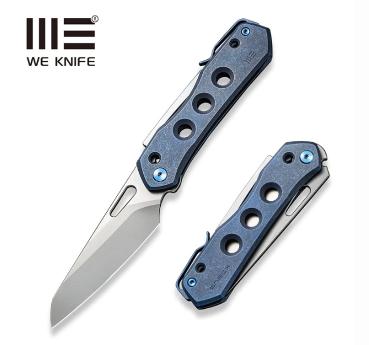 WE Knife Co. SNECX Vision R Superlock Knife Blue Titanium (3.5" BB) WE21031-3