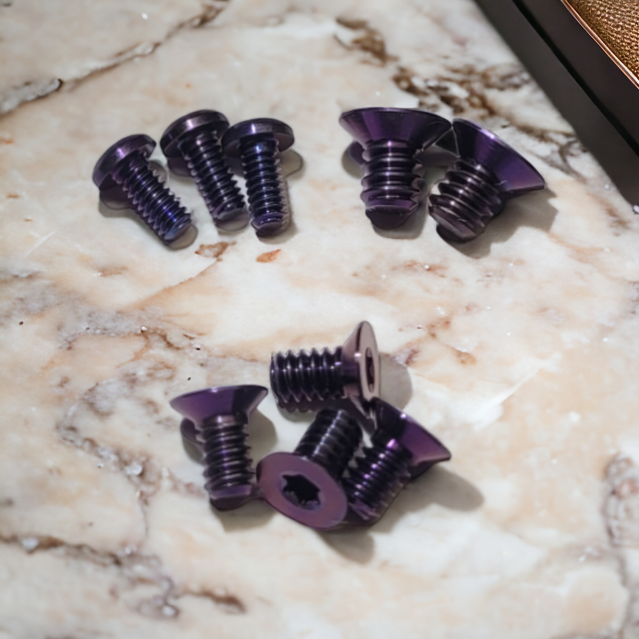 RGT Spyderco Manix 2 Purple Anodized Screw Set
