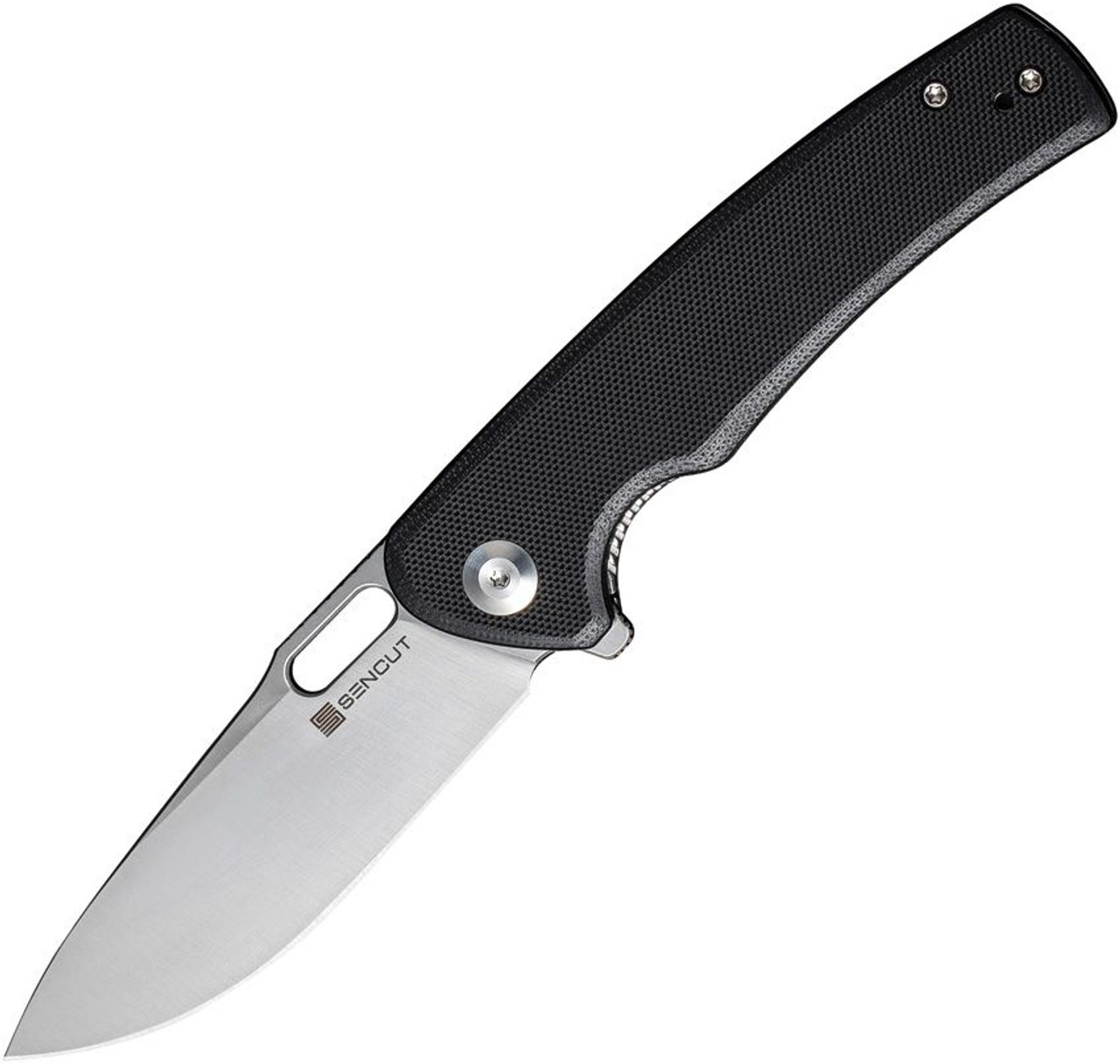 SENCUT Vesperon Liner Lock Knife Black G-10 (3.35" Satin) - S20065-1