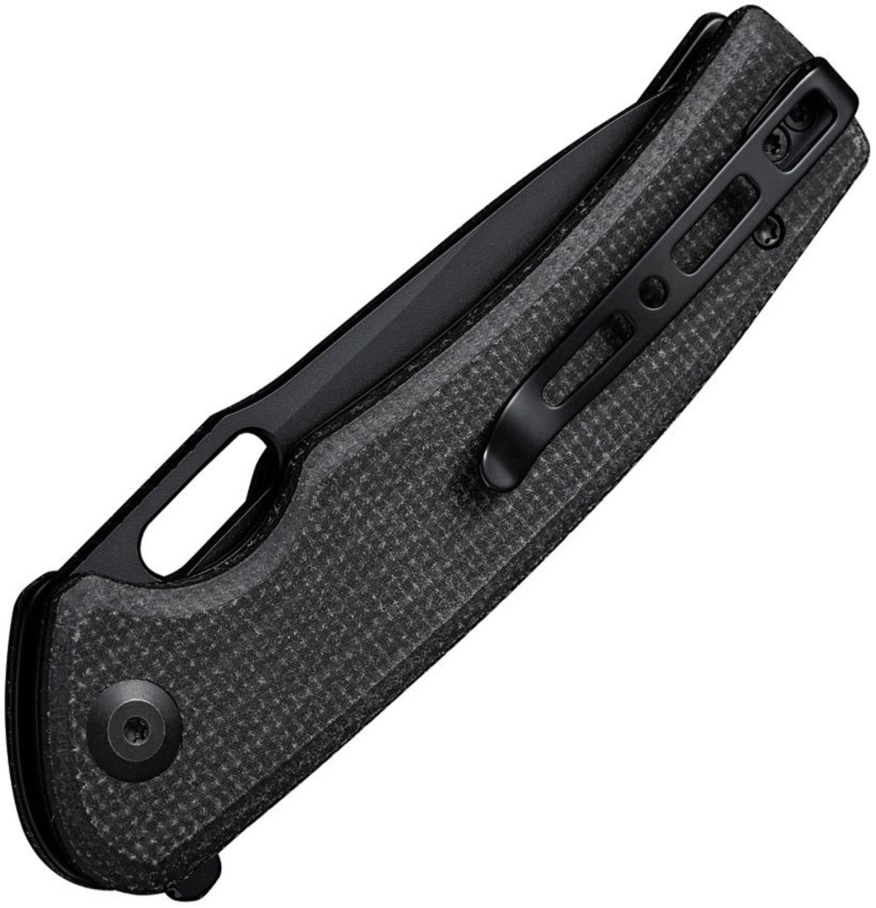 SENCUT Vesperon Liner Lock Knife Black Micarta (3.35" Black) - S20065-3