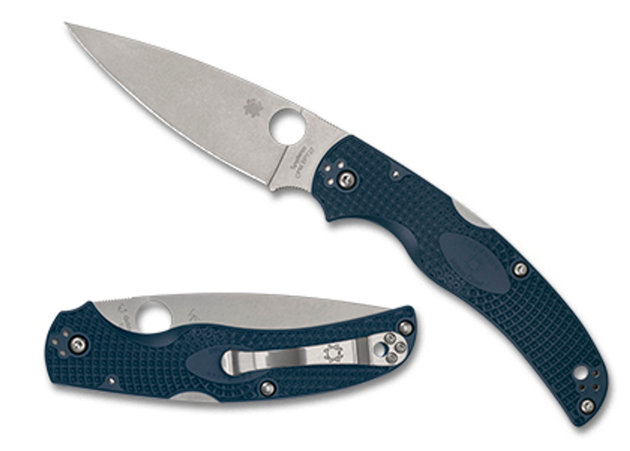 SPYDERCO NATIVE CHIEF™ BLUE LIGHTWEIGHT CPM SPY27-MADE IN USA (SPYC244PCBL)