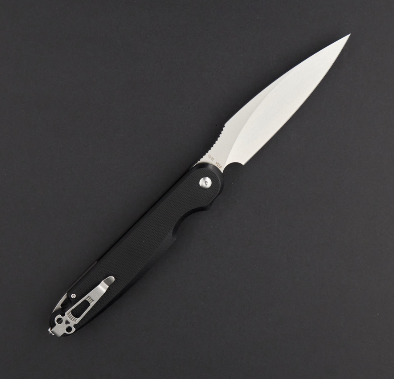 Daggerr Knives Parrot Button Lock Black