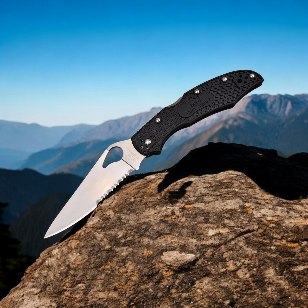Spyderco Byrd Cara Cara 2 Combo Edge Lightweight BY03PSBK2