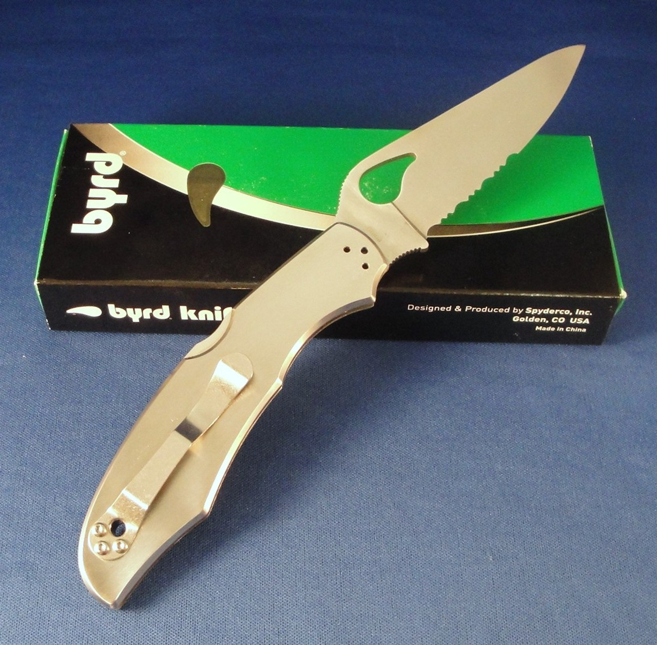 Spyderco Byrd Cara Cara 2 SS BY03PS2 Combo Edge Knife