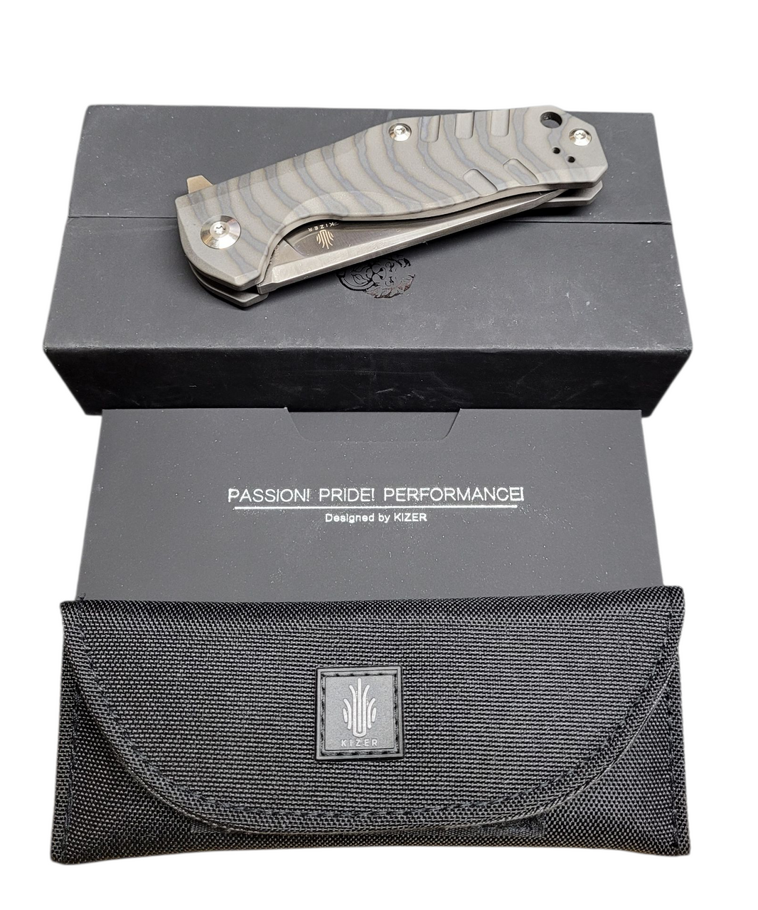 Preowned Kizer Kesmec S35VNTitanium Ki4461A1