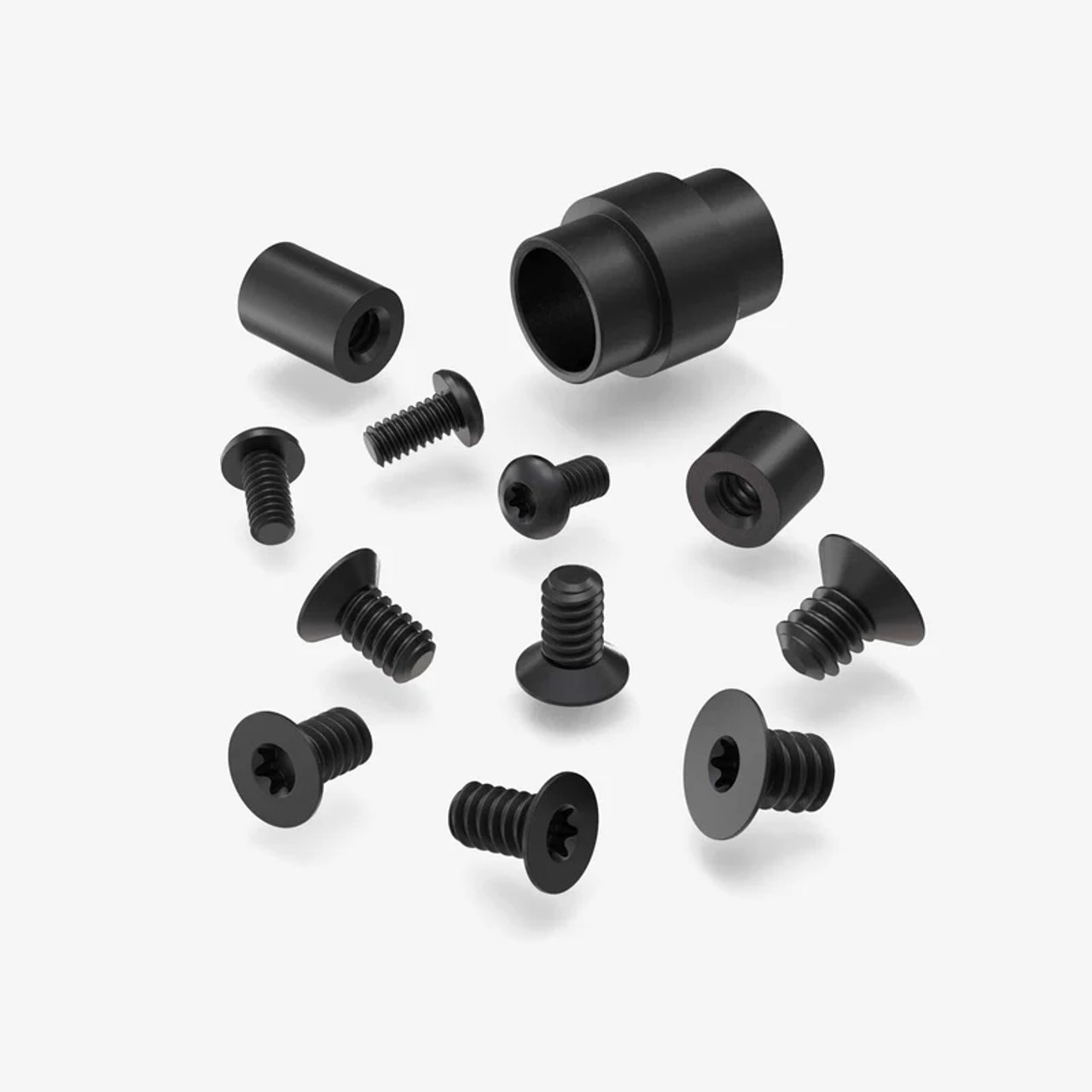 Flytanium Spyderco PM2 Full Black Oxide Steel Hardware Ki