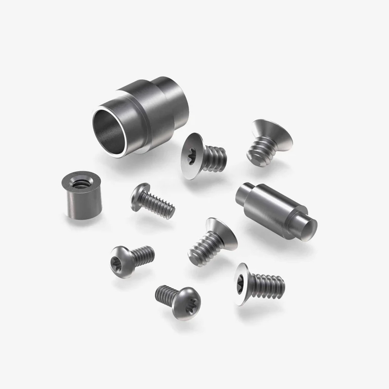 Flytanium Spyderco Para3 Satin Steel Full Hardware Kit Flytanium Spyderco Para3 Satin Steel Full Hardware Kit