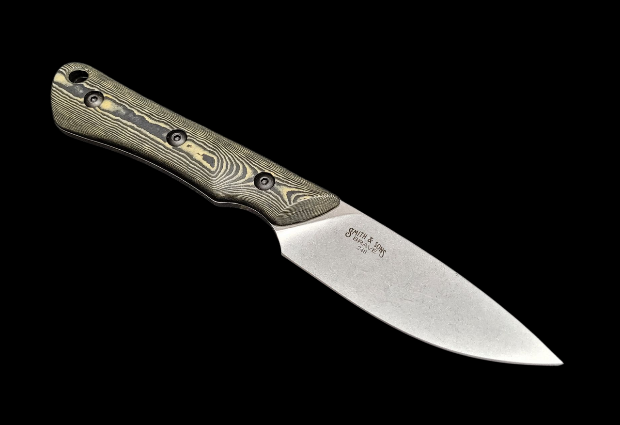 White River Knife & Tool Brave Maple / Black Richlite CPM Magnacut White River Knife & Tool Brave Maple / Black Richlite CPM Magnacut