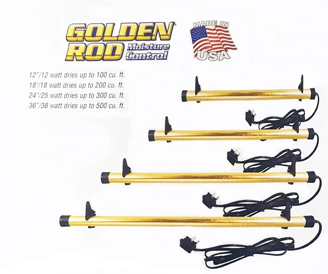 Authentic Made In The Usa Golden Rod Dehumidifiers In 4 Sizes