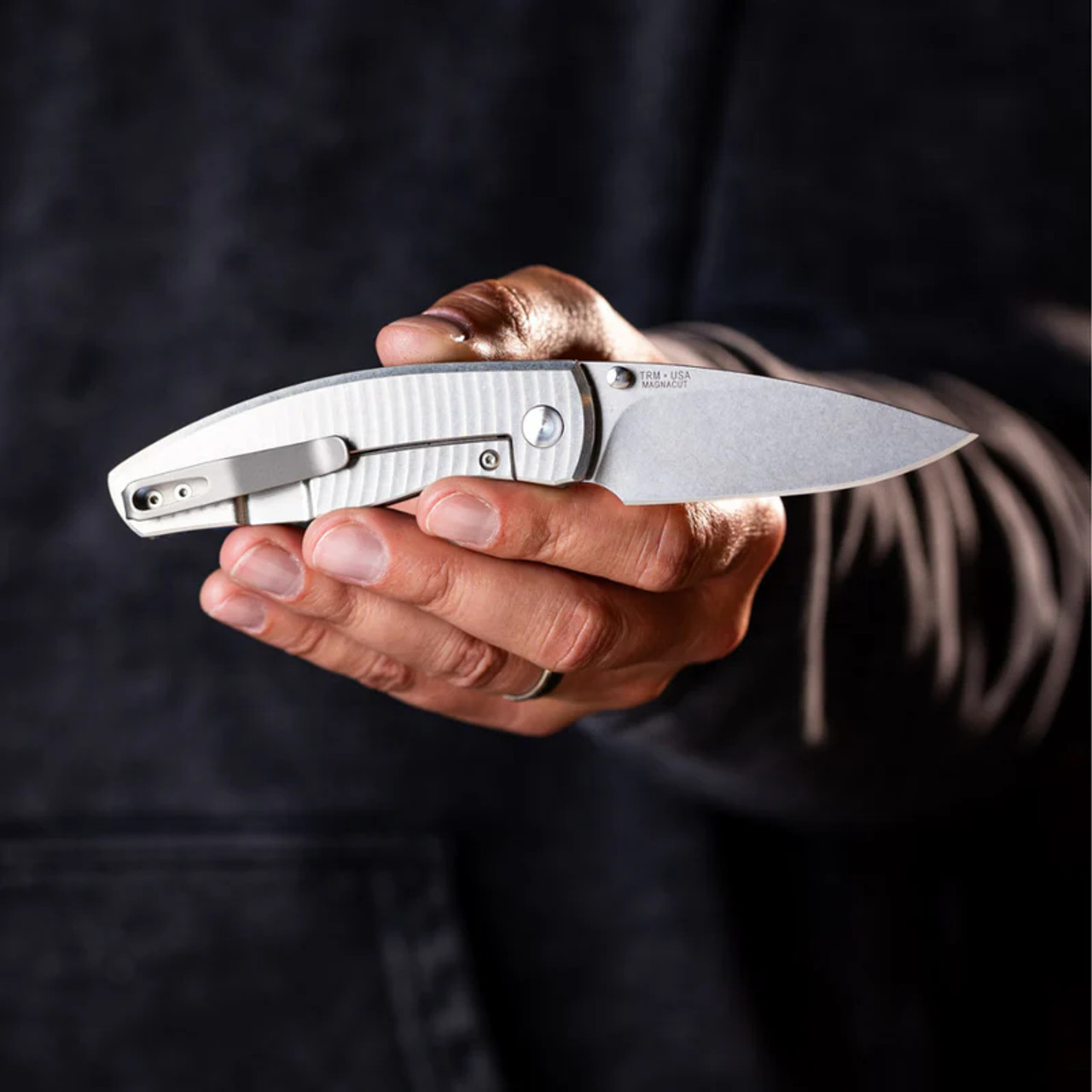 TRM Neutron 2 Framelock Radial Titanium Flat Scales - 20CV Blade