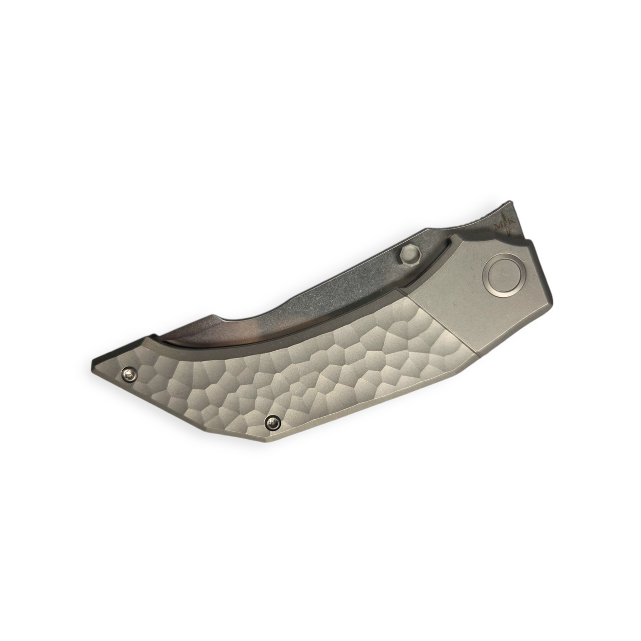 Exclusive Extrovert Titanium Frame Lock Stonewash Elmax - Reate Knives