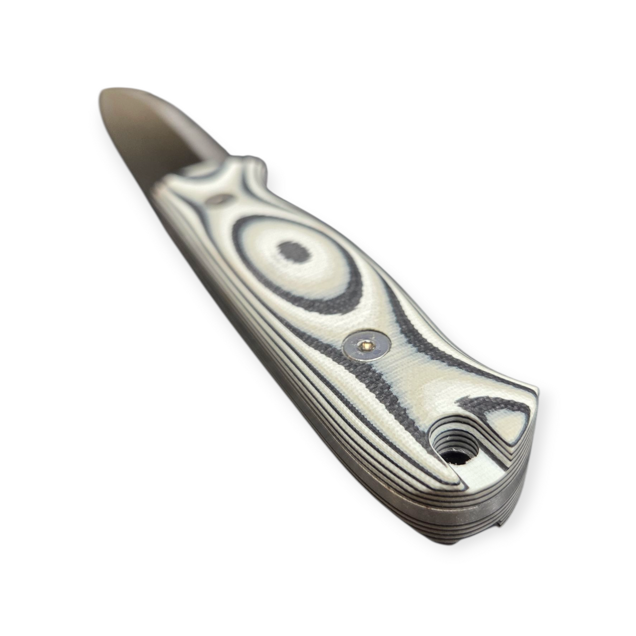 Creely Blades Folklore Fixed Camp Bushcraft Procut Blade Arctic Camo G10 Scales