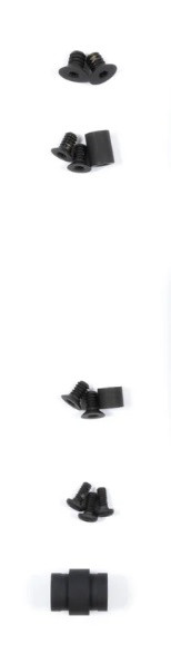 RGT Spyderco Paramilitary 2 Titanium Full Hardware Kit + Lanyard Tube- DLC 