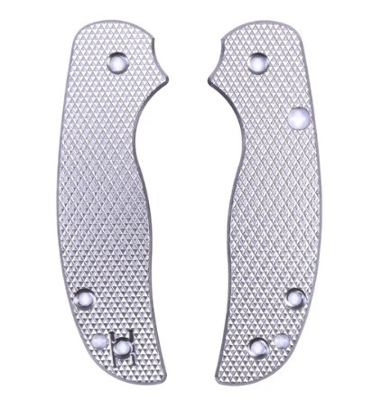 RGT Spyderco Sage 6 Titanium Featherweight Diamond Pattern Scale Set