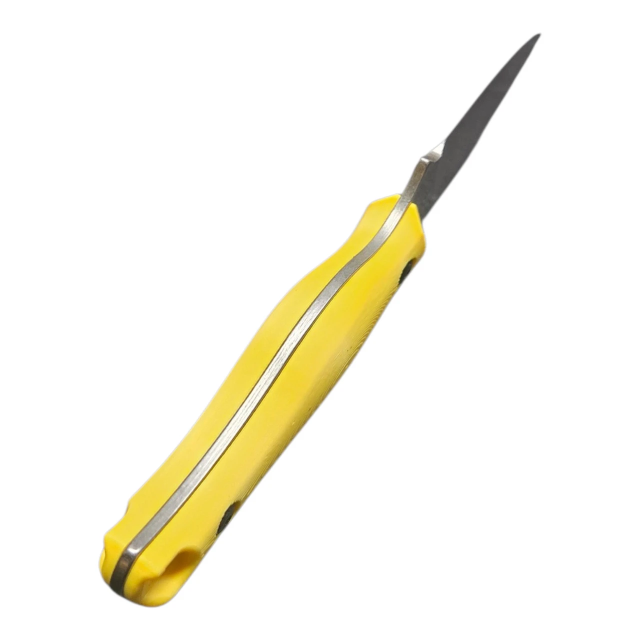 Creely Blades Mako Magnacut Yellow 3D Printed  Scales Kydex Sheath Ulticlip