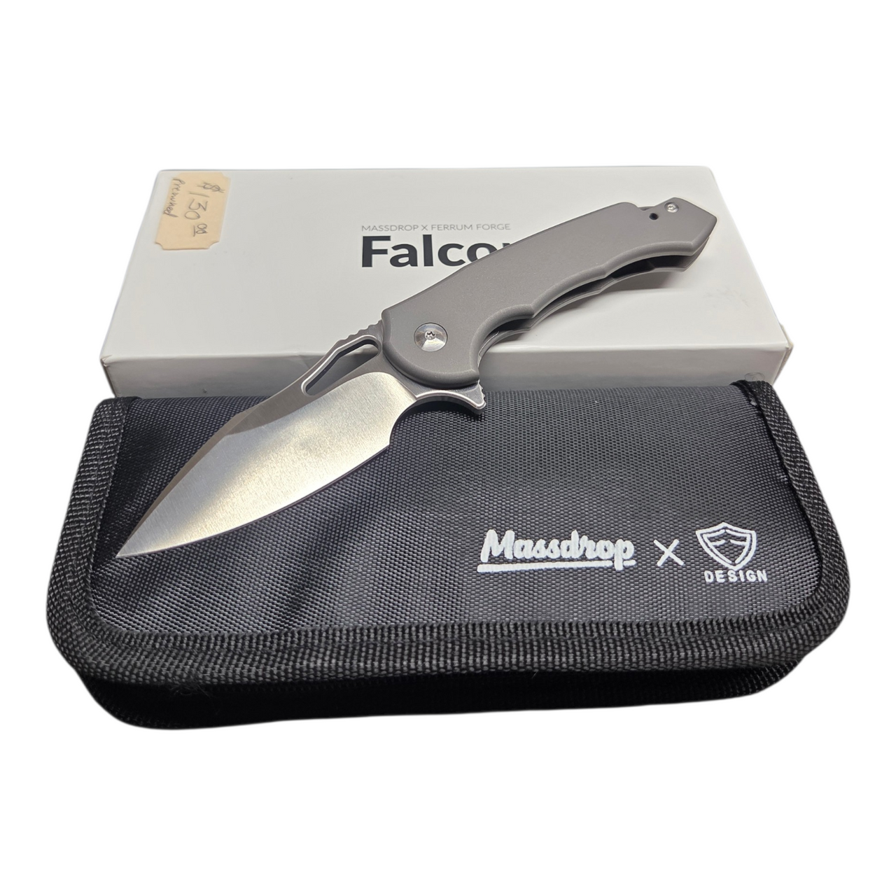 Preowned Massdrop X Ferrum Forge Falcon S35VN Titanium