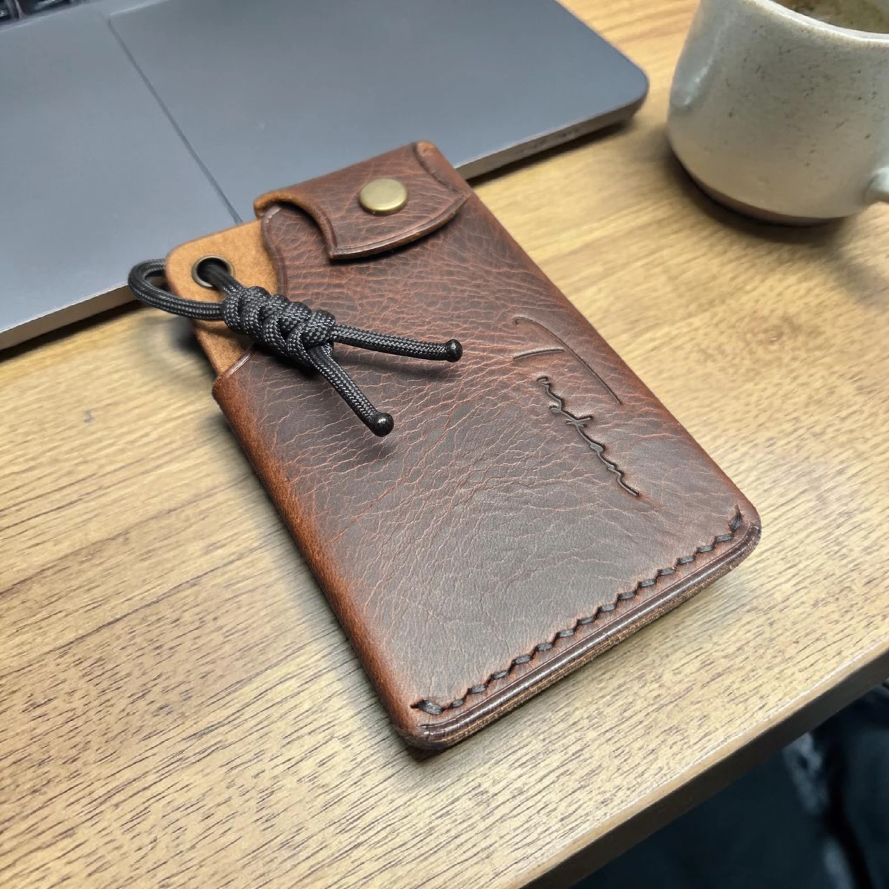 Tuskan Leatherworks Bespoke Handmade Leather Wallet Reilly 