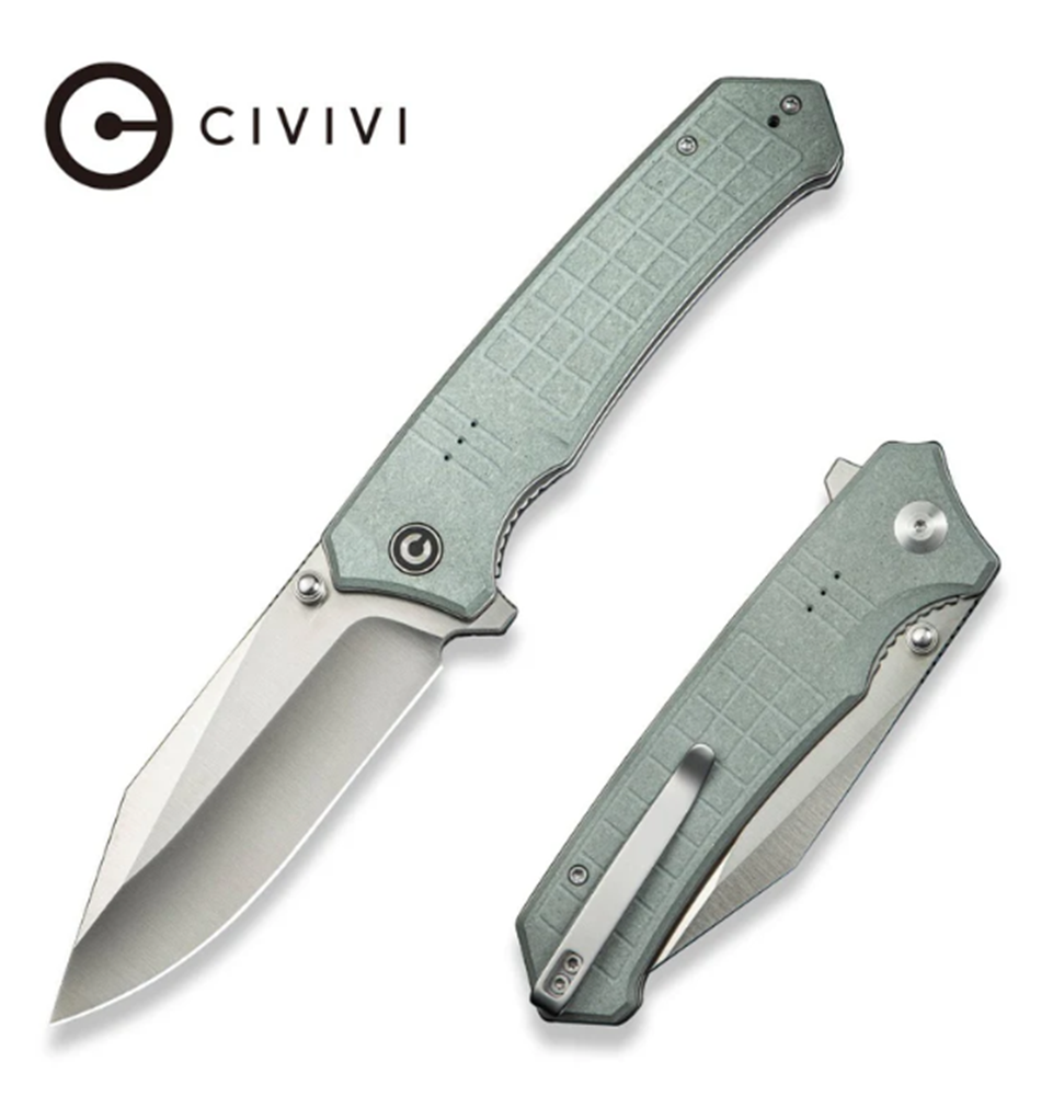 CIVIVI Tacticorix Flipper & Thumb Stud Knife G10 Handle (3.7" Nitro-V Blade) C23055-3