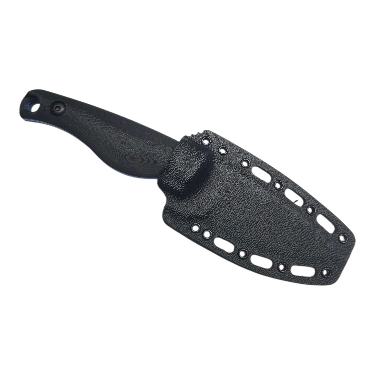 Creely Blades Mako Magnamax Black/Blue 3D Printed Scales With Kydex Sheath