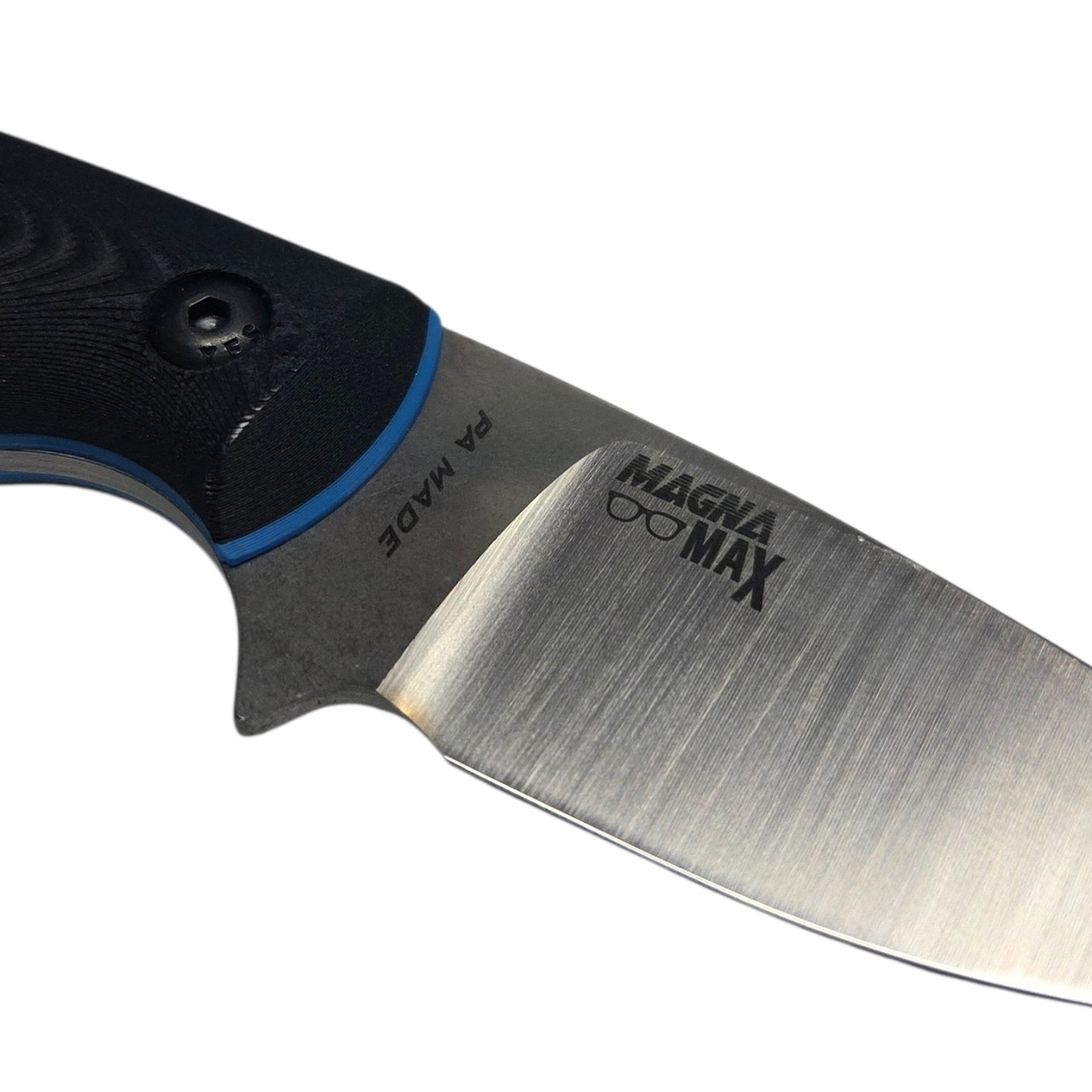 Creely Blades Mako Magnamax Black/Blue 3D Printed  Scales With Kydex Sheath