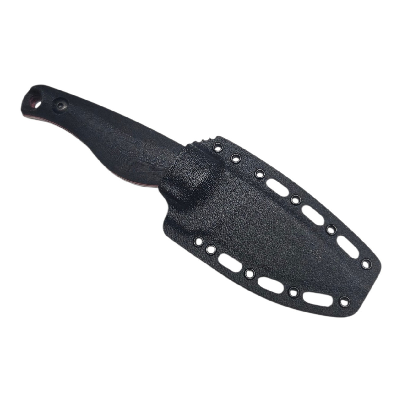 Creely Blades Mako Magnamax Black/Red 3D Printed Scales With Kydex Sheath