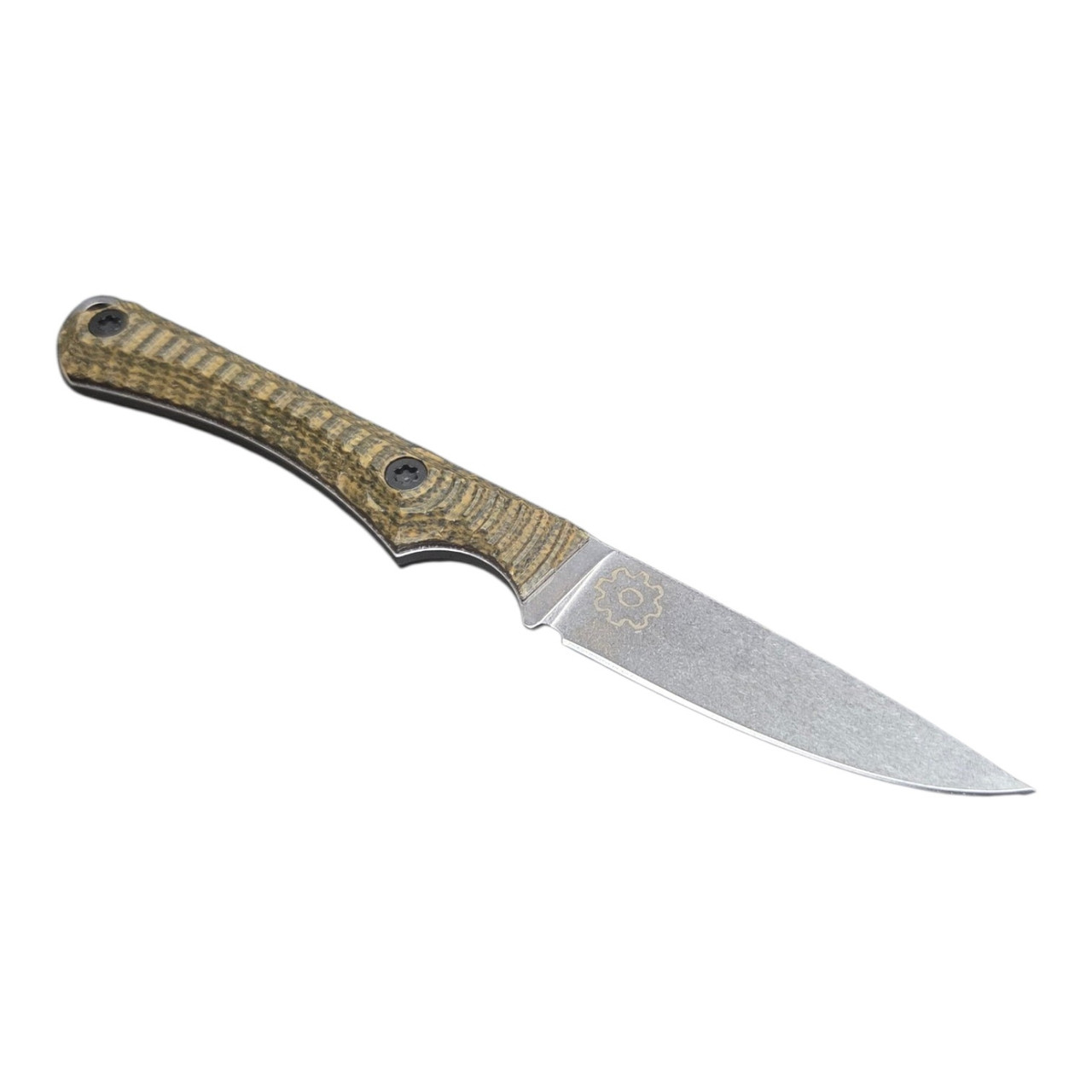 Ice Age Blades Slim Scout-AEBL-OD Green Micarta-Kydex Sheath