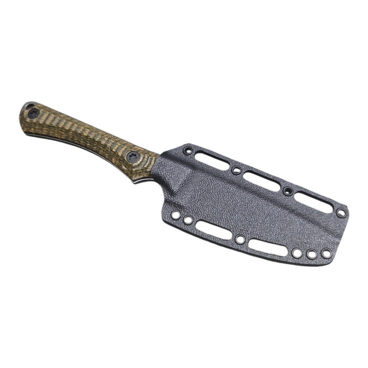 Ice Age Blades Slim Scout-AEBL-OD Green Micarta-Kydex Sheath