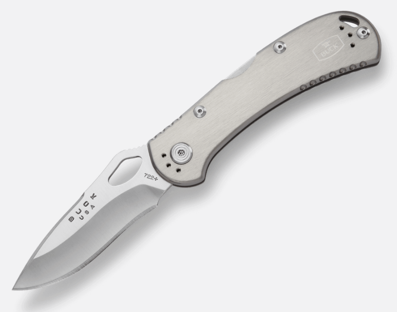 Buck Knives SpitFire Lockback Knife Gray (3.25" Satin) 0722GYS1 7449