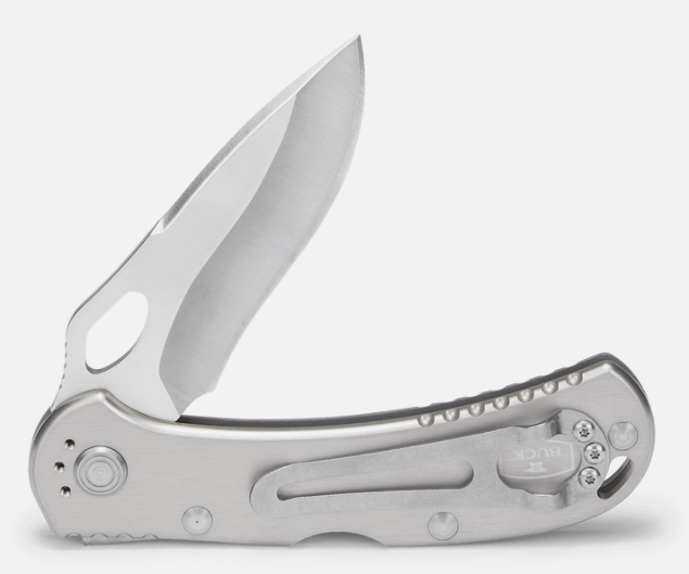 Buck Knives SpitFire Lockback Knife Gray (3.25" Satin) 0722GYS1 7449