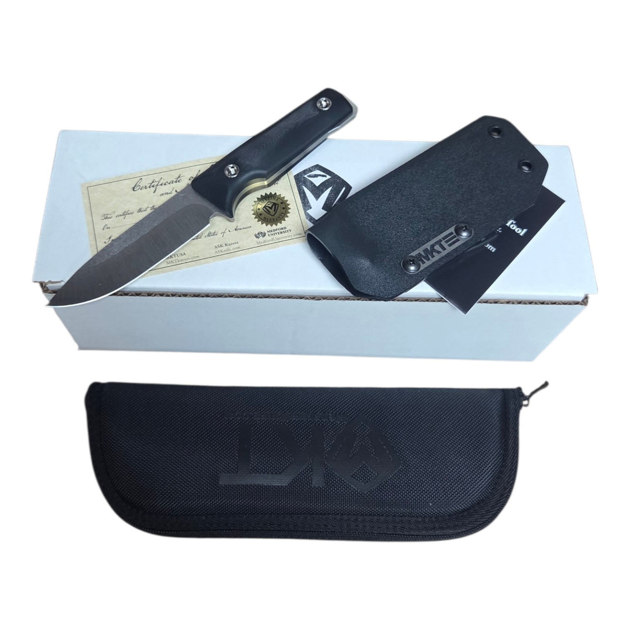 MKT The San Fixed Blade 3V Black G10 
