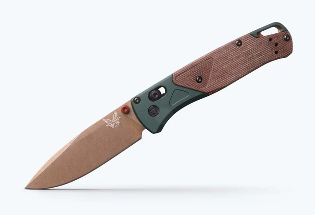 Benchmade Bugout AXIS Lock Knife Taiga Green/Natural Micarta 535FE-2602