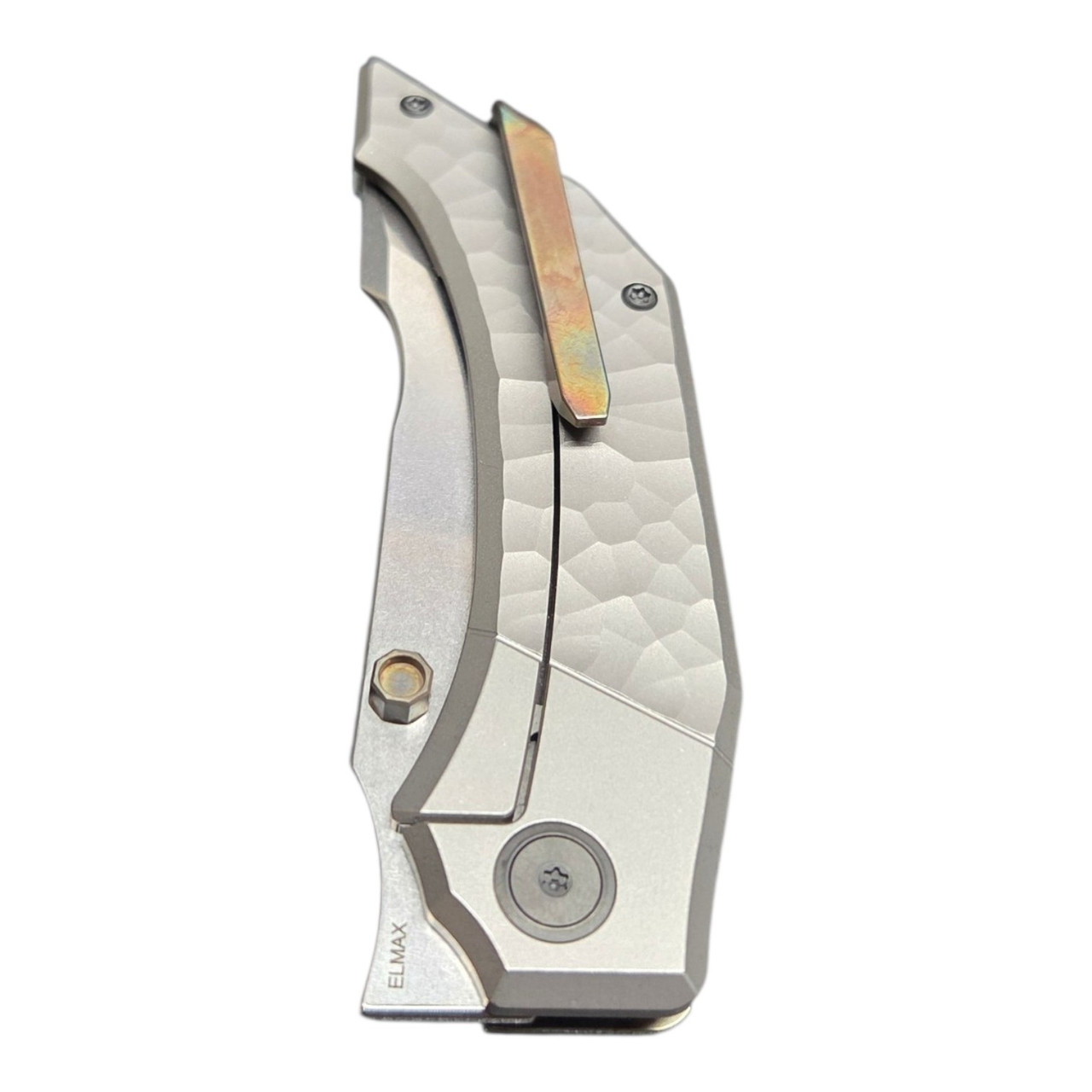 Exclusive Extrovert Titanium Frame Lock - Elmax Blade - Reate OEM - Custom 