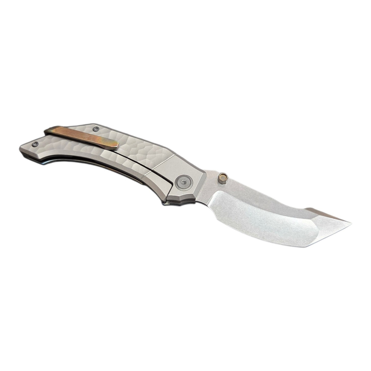 Exclusive Extrovert Titanium Frame Lock - Elmax Blade - Reate OEM - Custom 